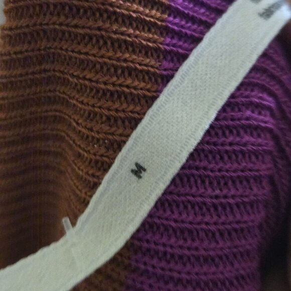 Anthropologie NWT Mandy Stripe Orange Purple Midi Skirt Strapless Top Set Size M - Picture 12 of 16